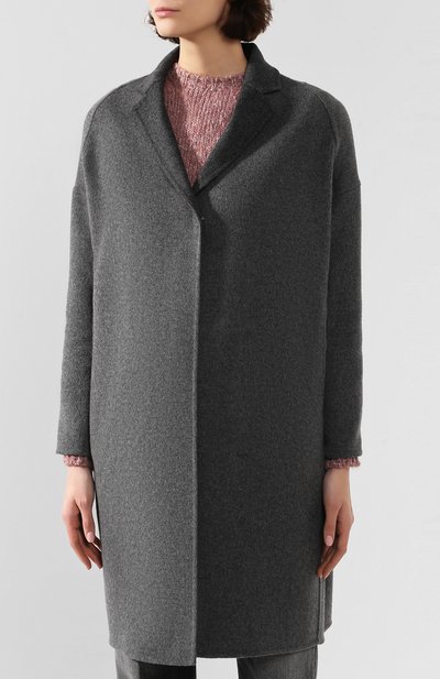 Шерстяное пальто STELLA MCCARTNEY серого цвета по цене 165000 руб., арт. 573928/SMB09, фото 3 Шерстяное пальто STELLA MCCARTNEY, арт. 573928/SMB09, фото 3