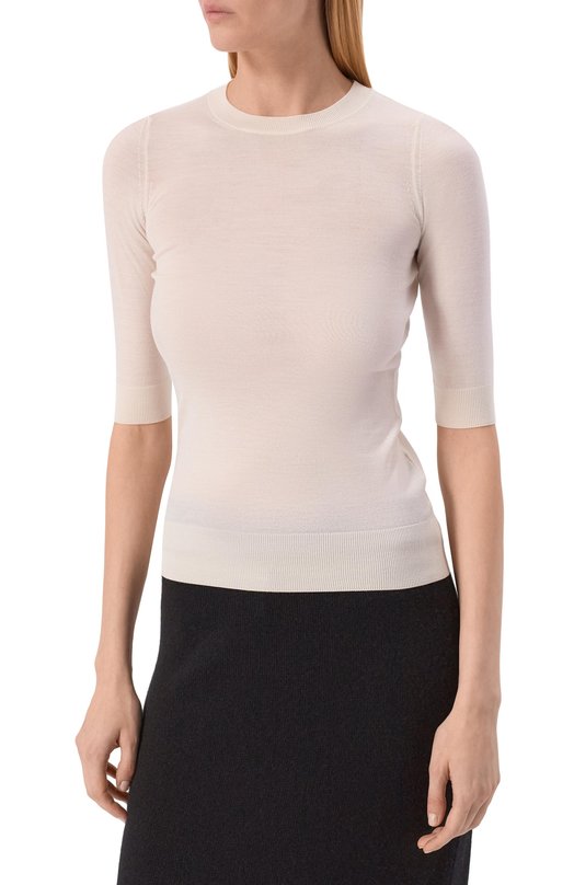 Шерстяной пуловер MVST M0-M25.1MW.K403/44-60 Кремовый  M0-M25.1MW.K403/44-60 Фото 3