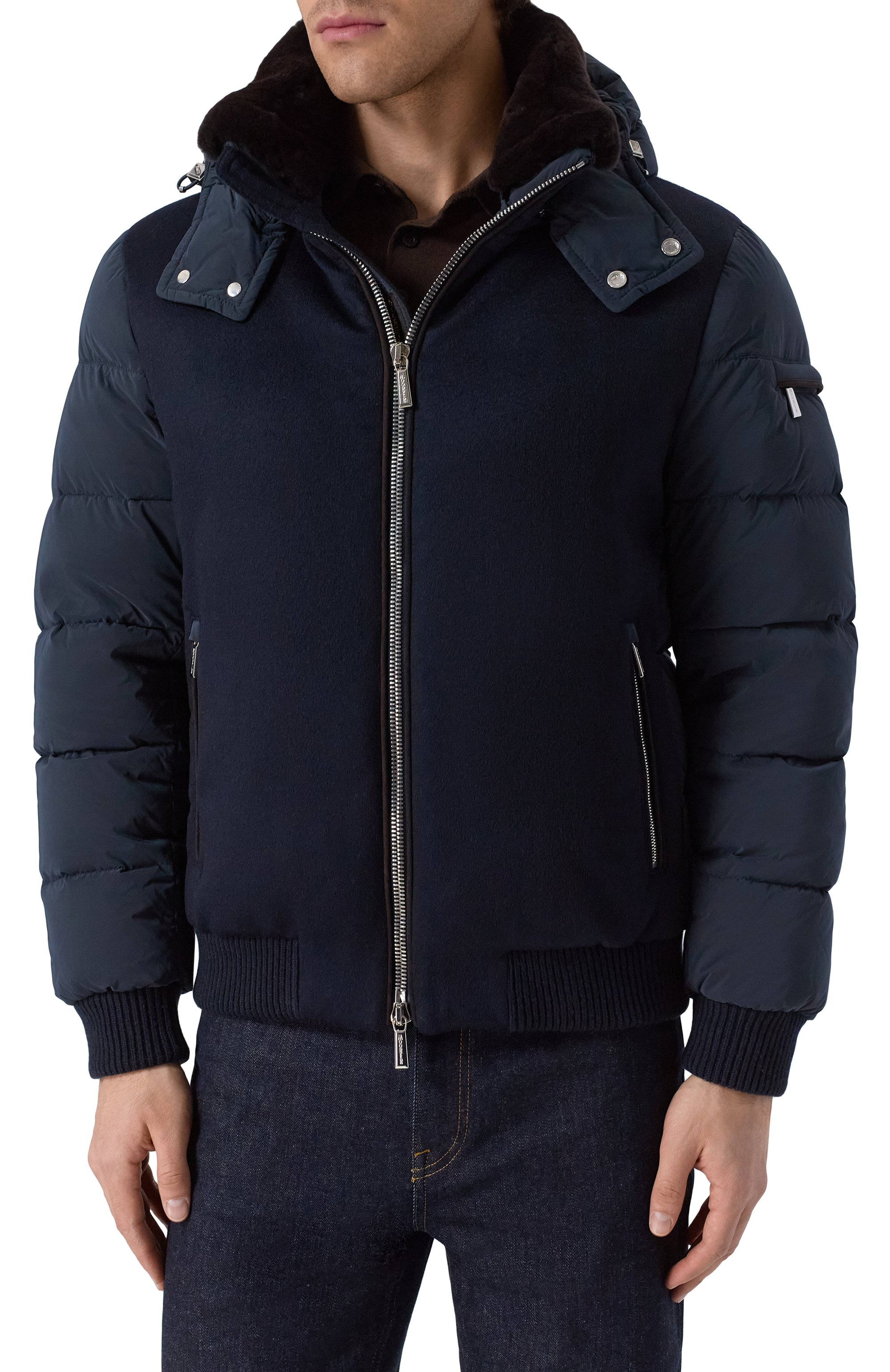 Пуховый бомбер impero-bab MOORER, арт. IMPER0/BAB, фото 3