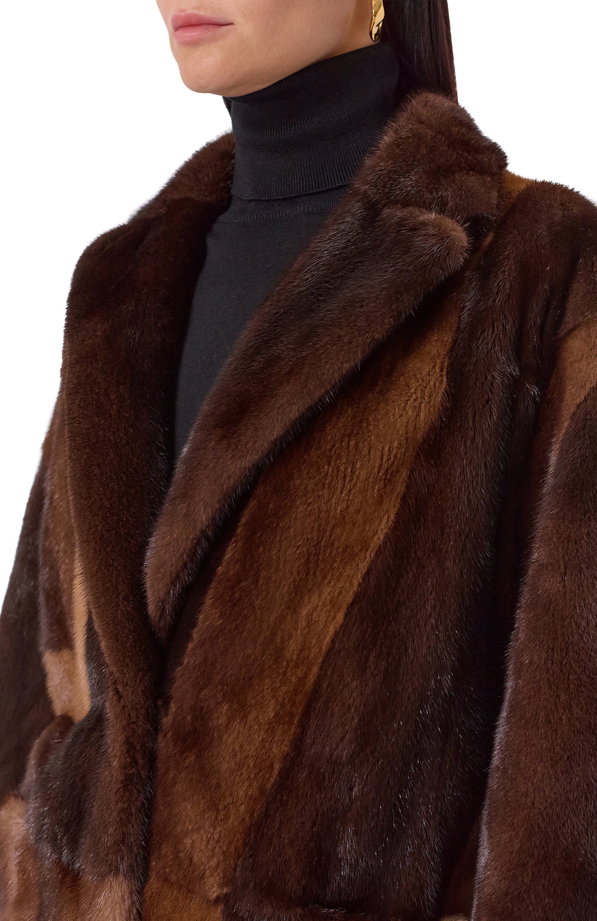 Шуба из норки KITON коричневого цвета по цене 3145000 руб., арт. D60683AK0538F29, фото 5 Шуба из норки KITON, арт. D60683AK0538F29, фото 5