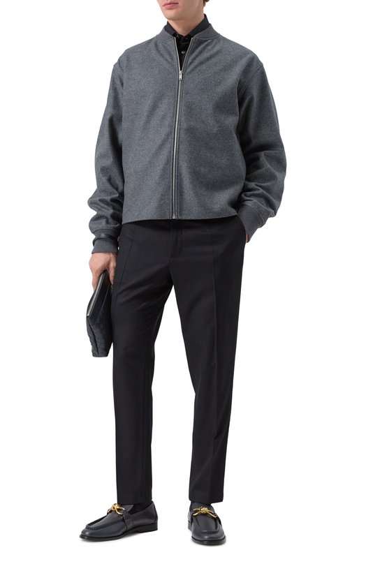 Шерстяная куртка Jil Sander J22HG0102/J40045 Серый  J22HG0102/J40045 Фото 2