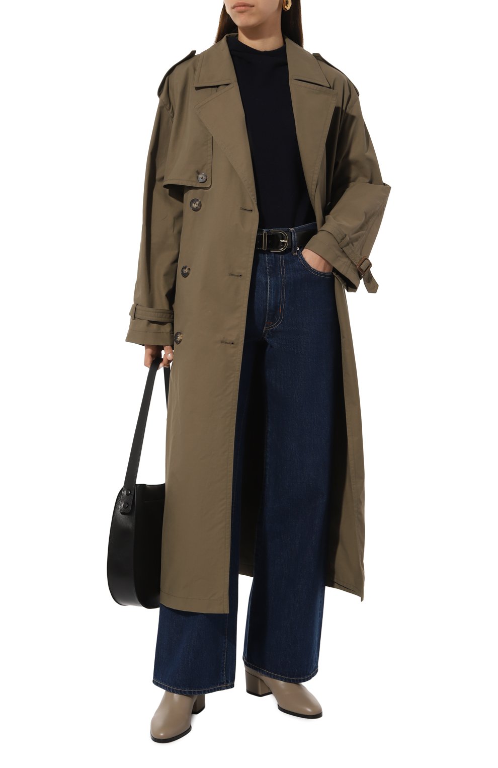 Кожаные ботильоны sr nora 45 SERGIO ROSSI темно-бежевого цвета по цене 117000 руб., арт. B09310/MFI642, фото 2 Кожаные ботильоны sr nora 45 SERGIO ROSSI, арт. B09310/MFI642, фото 2