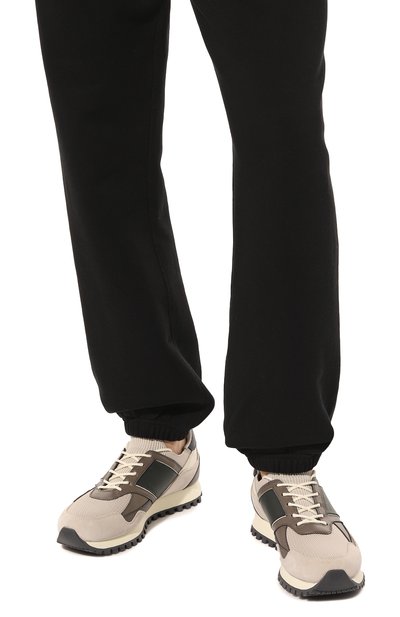 Комбинированные кроссовки EMPORIO ARMANI, арт. X4X616/XN632, фото 3