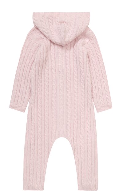 Кашемировый комбинезон с капюшоном LA PERLA, арт. 59975/18M-24M, фото 2
