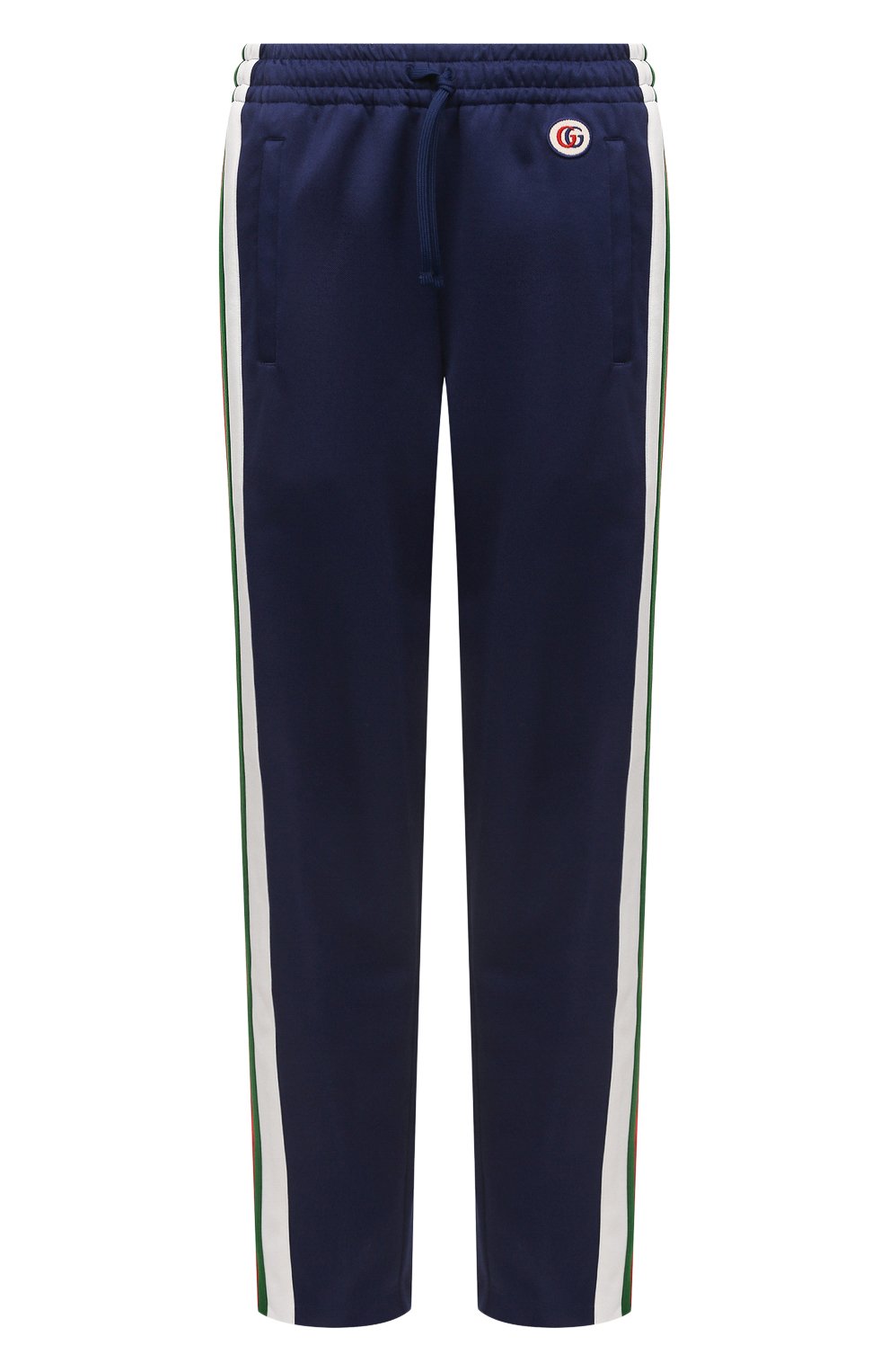 Брюки GUCCI синего цвета по цене 119000 руб., арт. 666495/XJDP4, фото 1 Брюки GUCCI, арт. 666495/XJDP4, фото 1