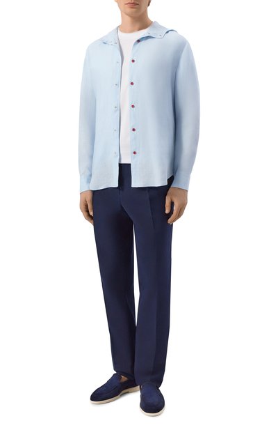 Мужская льняная рубашка KITON, арт. UMCMARH0928602