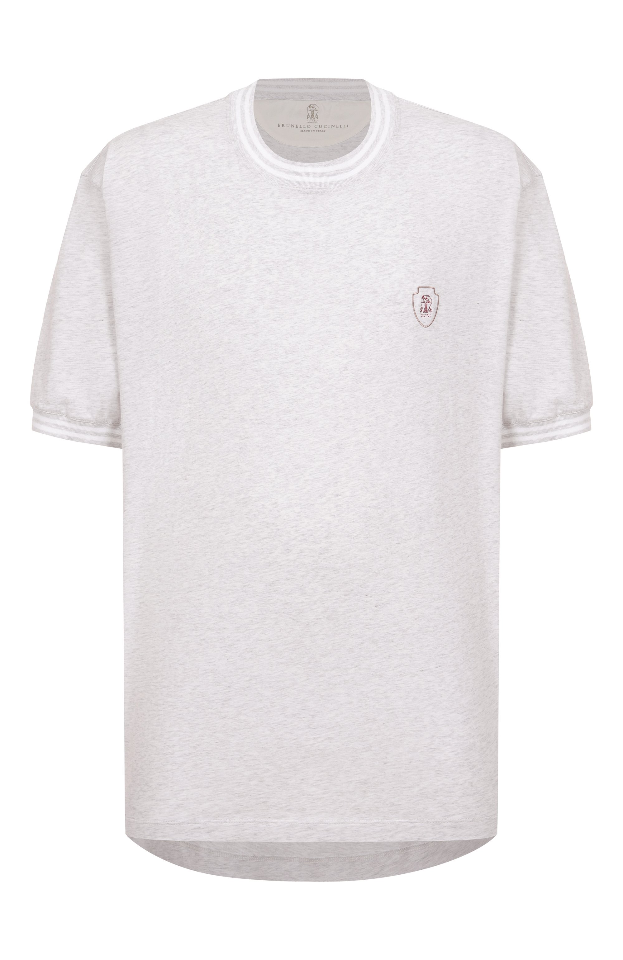 Хлопковая футболка BRUNELLO CUCINELLI, арт. M0B131386W, фото 1