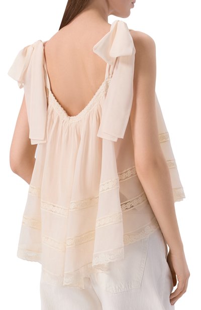 Топ из хлопка и шелка ZIMMERMANN, арт. 5582TRS261, фото 4