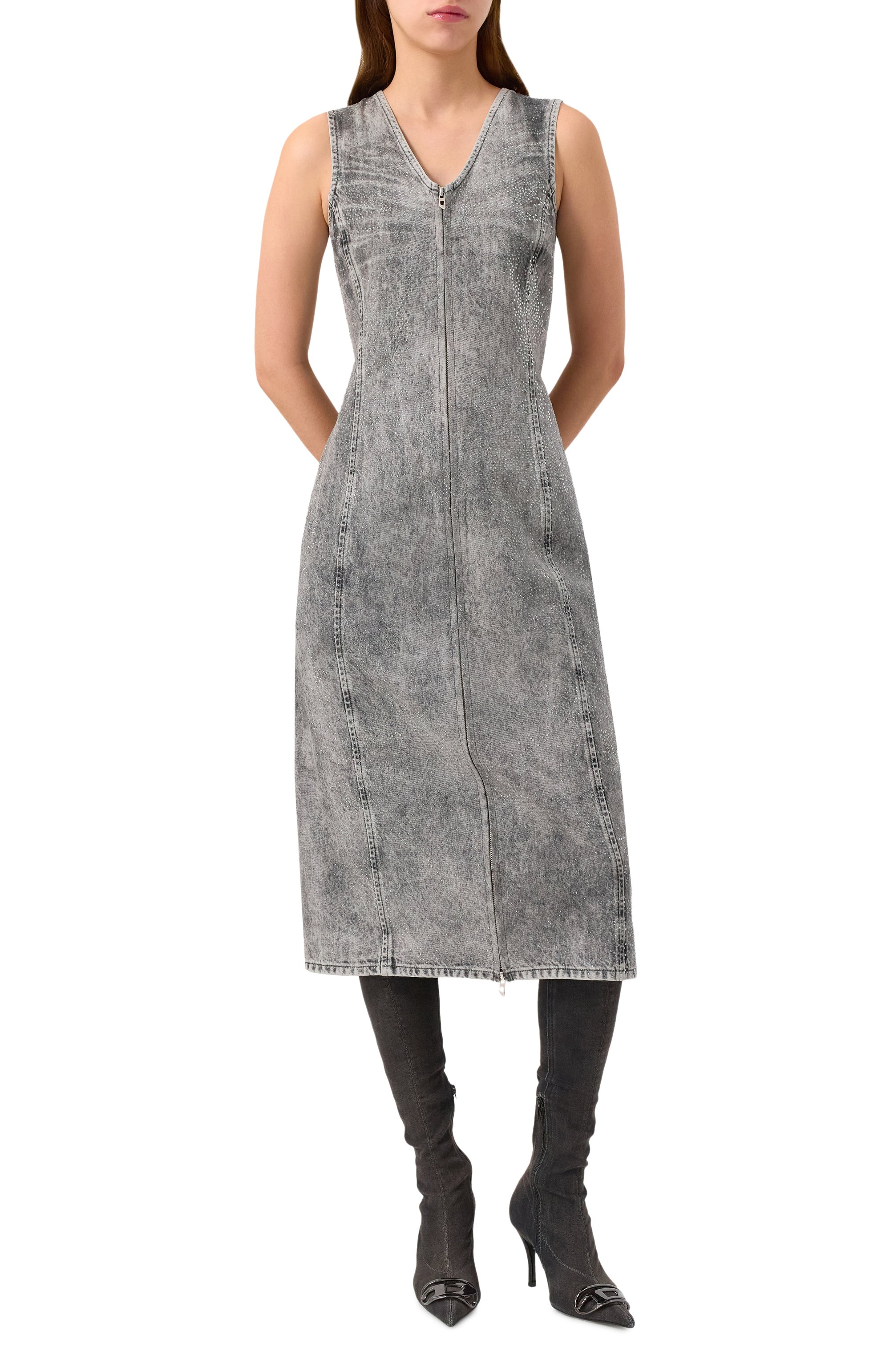 Джинсовое платье DIESEL, арт. A17346/0ABCS, фото 3