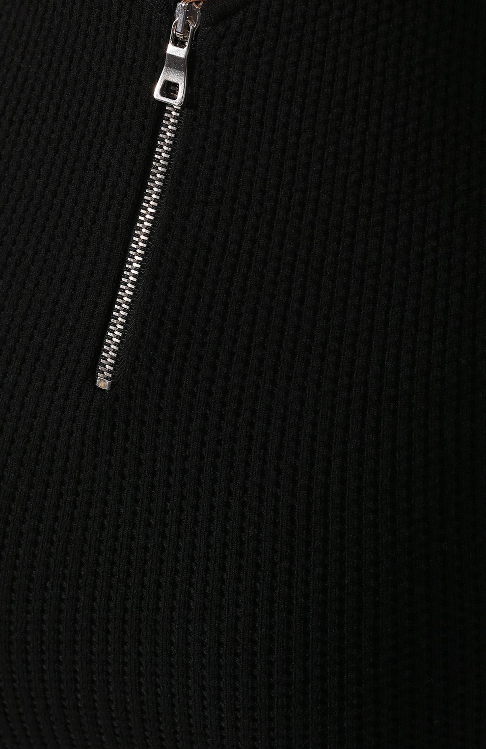 Шерстяное платье BALMAIN черного цвета по цене 154500 руб., арт. SF26372/K488, фото 5 Шерстяное платье BALMAIN, арт. SF26372/K488, фото 5