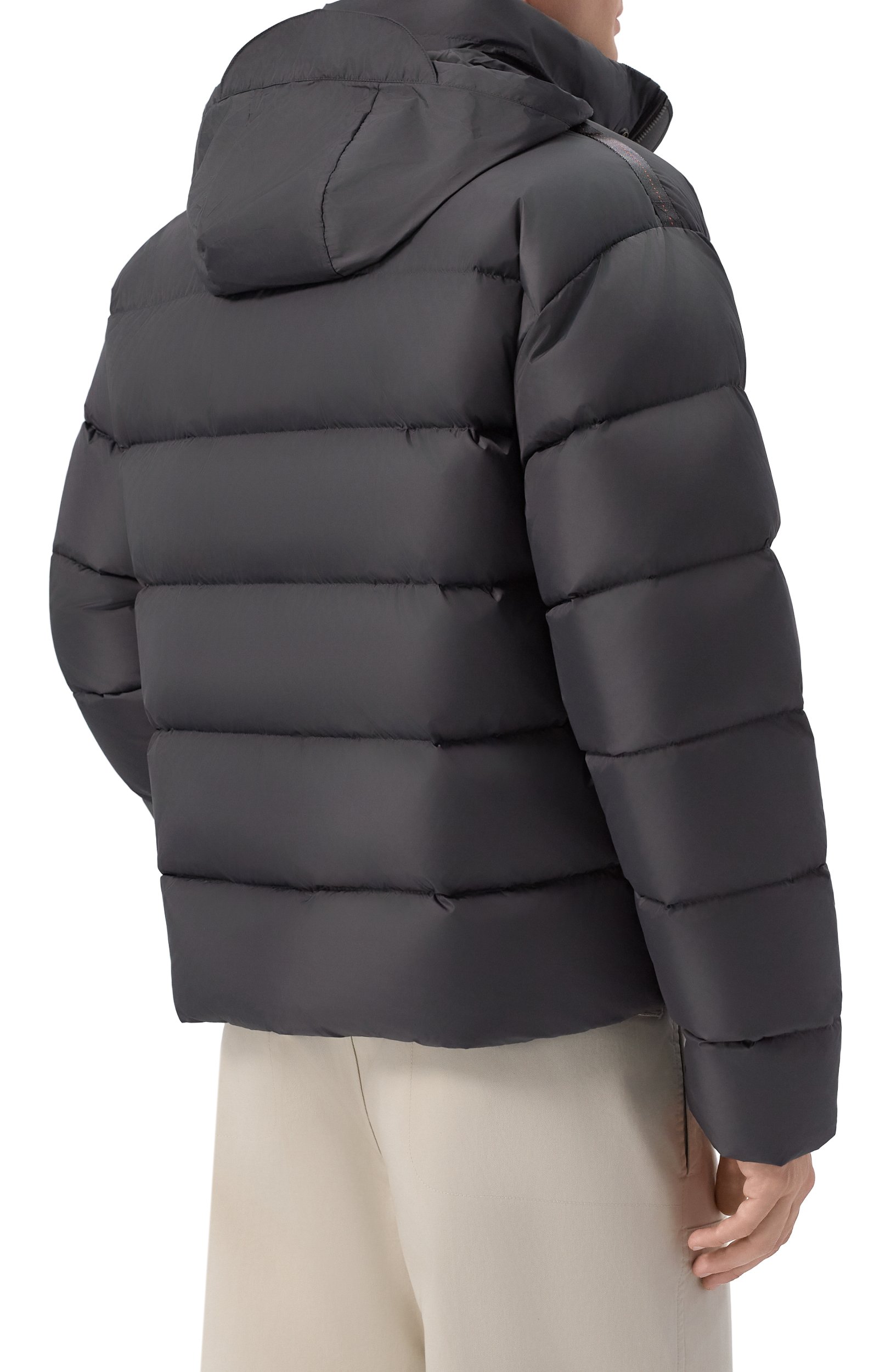 Пуховик PARAJUMPERS темно-серого цвета по цене 92400 руб., арт. 26WMPMPUTT01, фото 6 Пуховик PARAJUMPERS, арт. 26WMPMPUTT01, фото 6