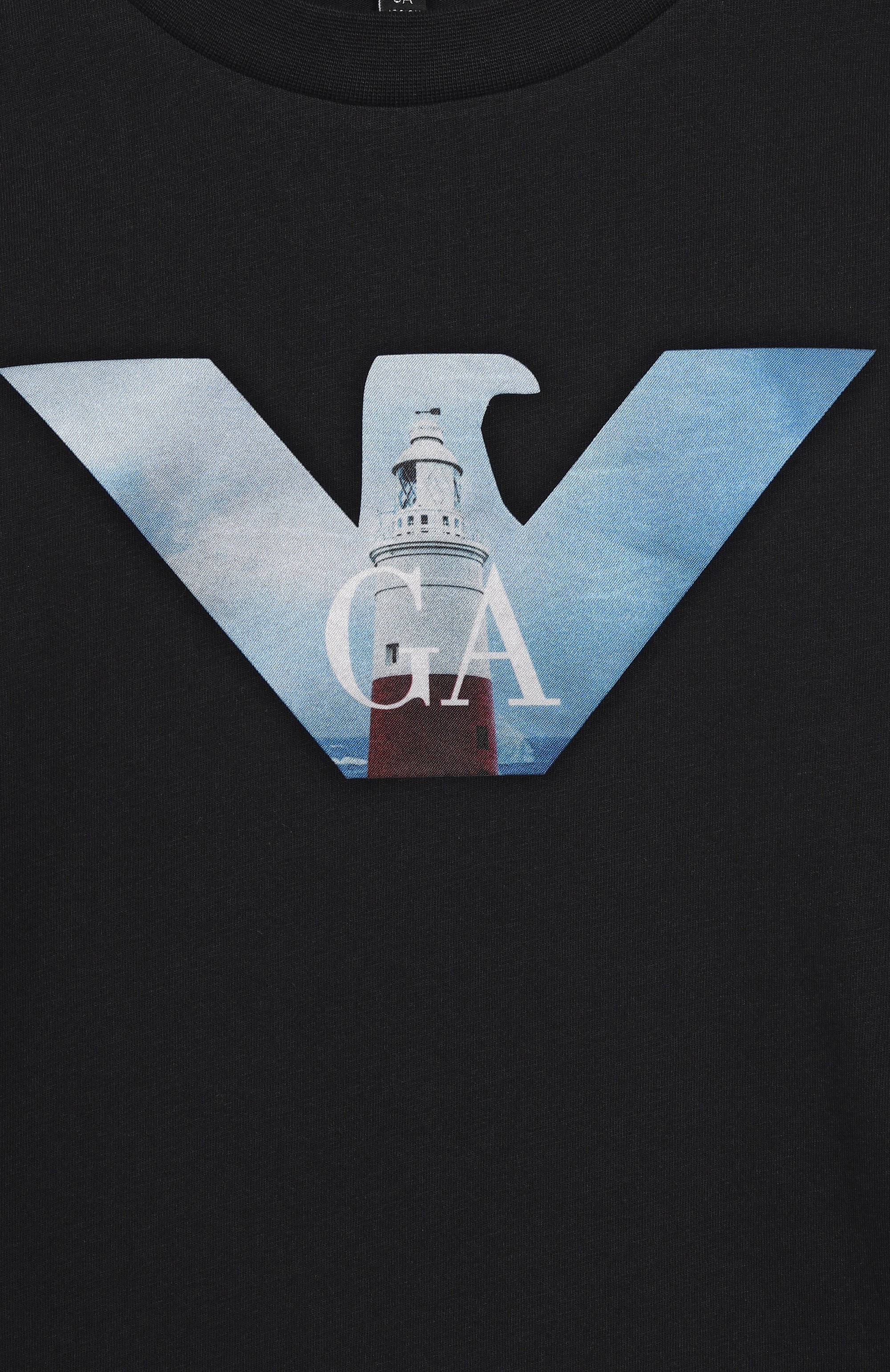 Хлопковый лонгслив EMPORIO ARMANI, арт. EB000830/AF14503, фото 3