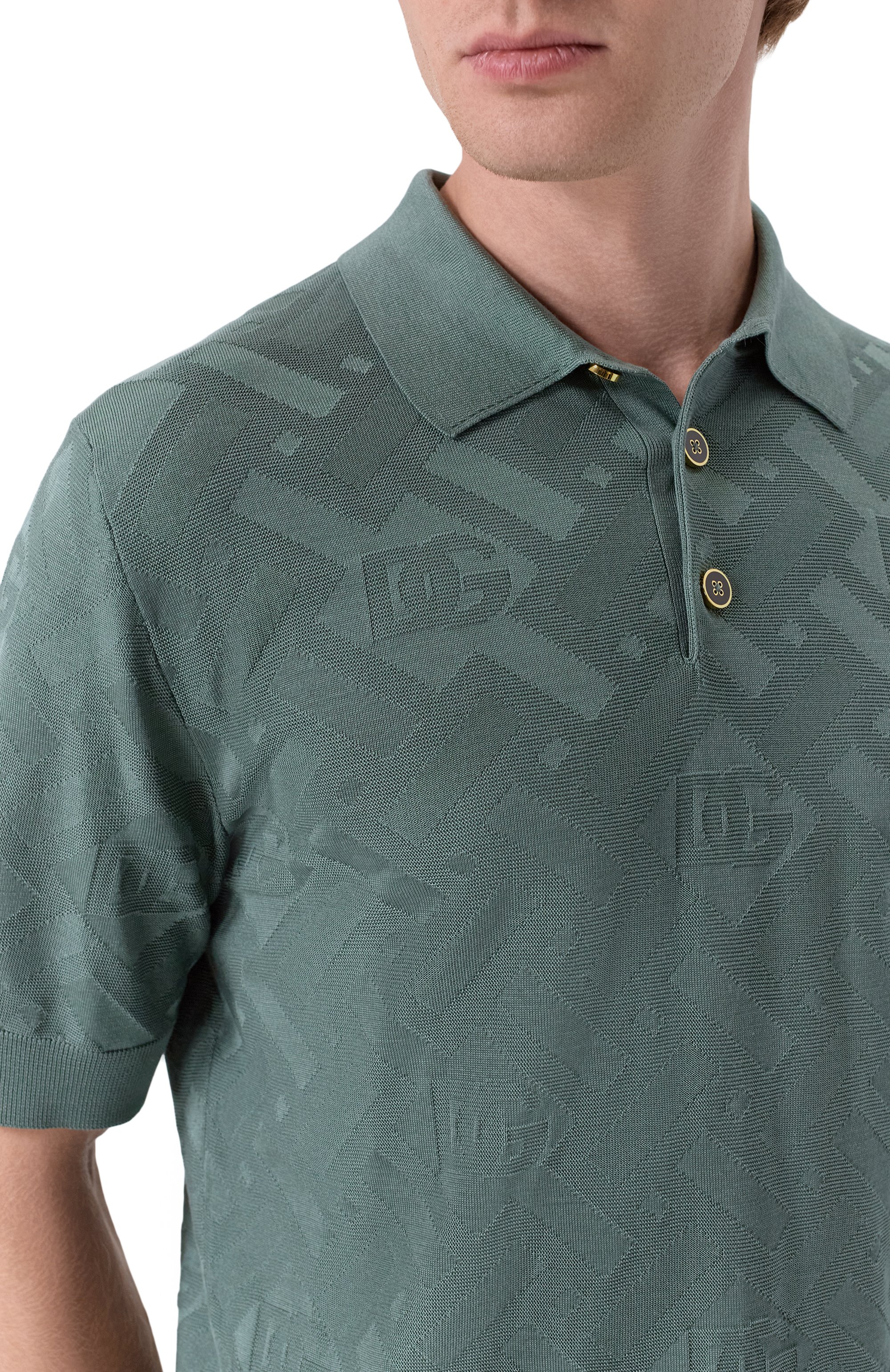 Шелковое поло DOLCE & GABBANA, арт. GXZ02T/JBS0C, фото 5