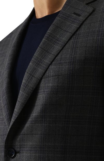 Однобортный пиджак из смеси шерсти и кашемира с шелком BRIONI, арт. RG0J0L/07A8Q/BRUNIC0/2, фото 5