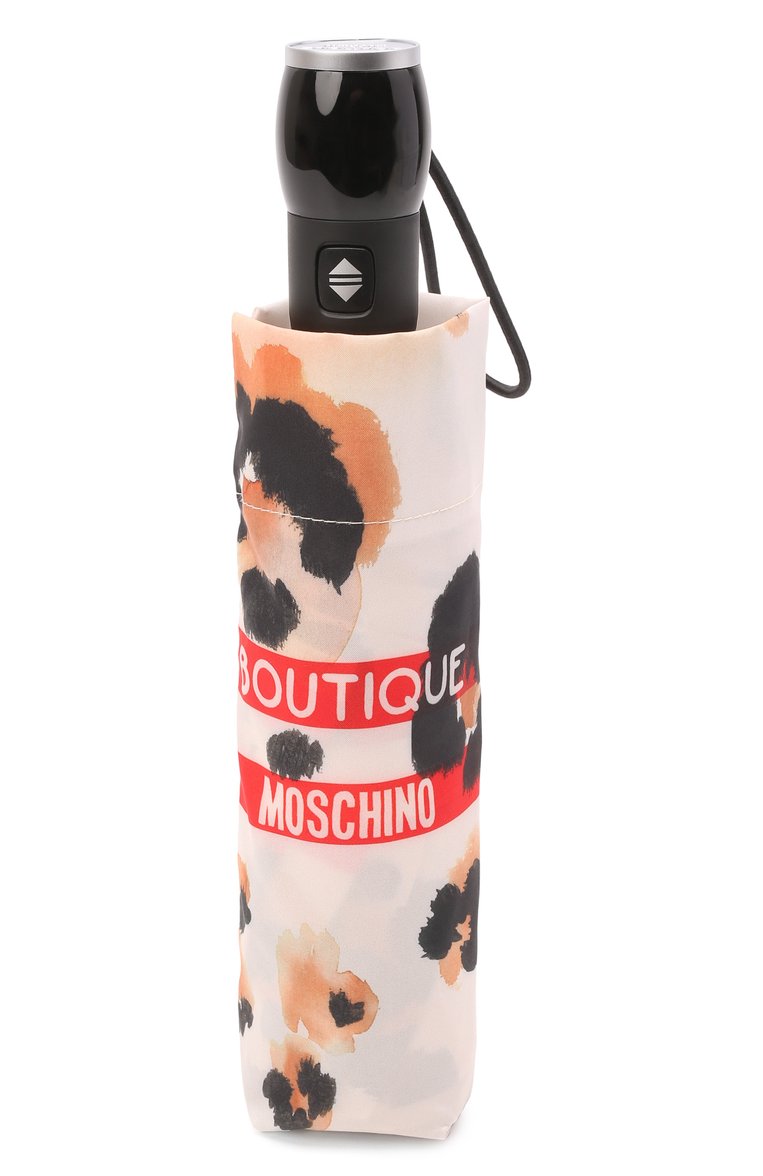 Женский складной зонт MOSCHINO бежевого цвета, арт. 7930-0PENCL0SE | Фото 6 (Материал: Металл, Синтетический материал, Текстиль; Региональные ограничения белый список (Axapta Mercury): RU; Нос: Не проставлено)