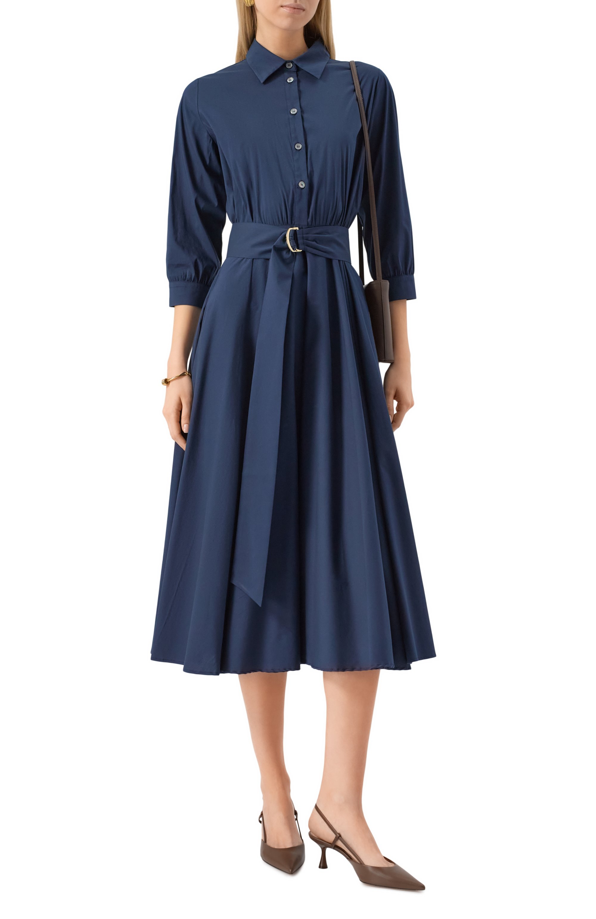 Хлопковое платье PIETRO BRUNELLI, арт. AG2505/C02937, фото 2