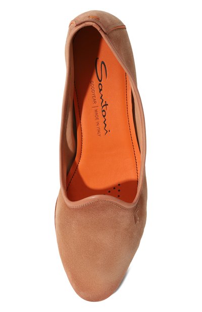 Замшевые лоферы SANTONI, арт. WUAY71013SA5SAEAE73, фото 4