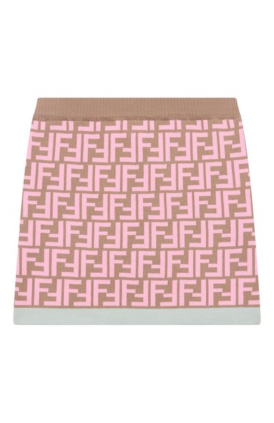 Хлопковая юбка FENDI, арт. JFG247/AVVT/3A-6A