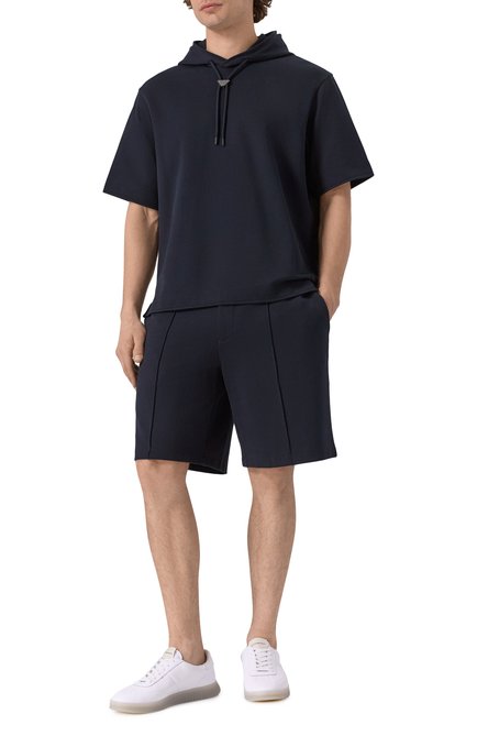 Мужской хлопковое худи EMPORIO ARMANI, арт. EM001132/AF13488