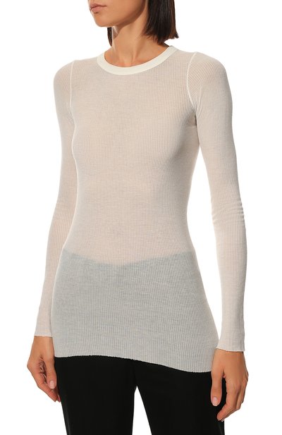 Лонгслив из вискозы и шелка RICK OWENS, арт. RP01B4202/RC, фото 3