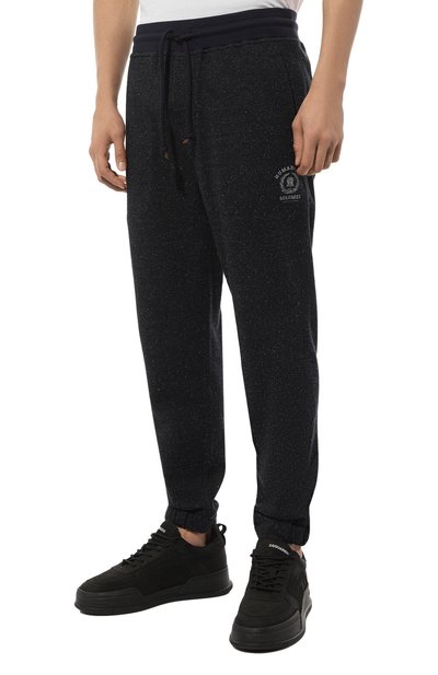 Джоггеры из хлопка и шелка BRUNELLO CUCINELLI, арт. MTU22B2206, фото 3