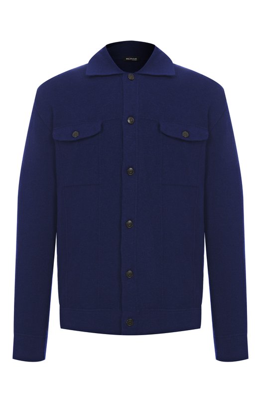 Кашемировая рубашка Kiton UMK077902 Синий UMK077902