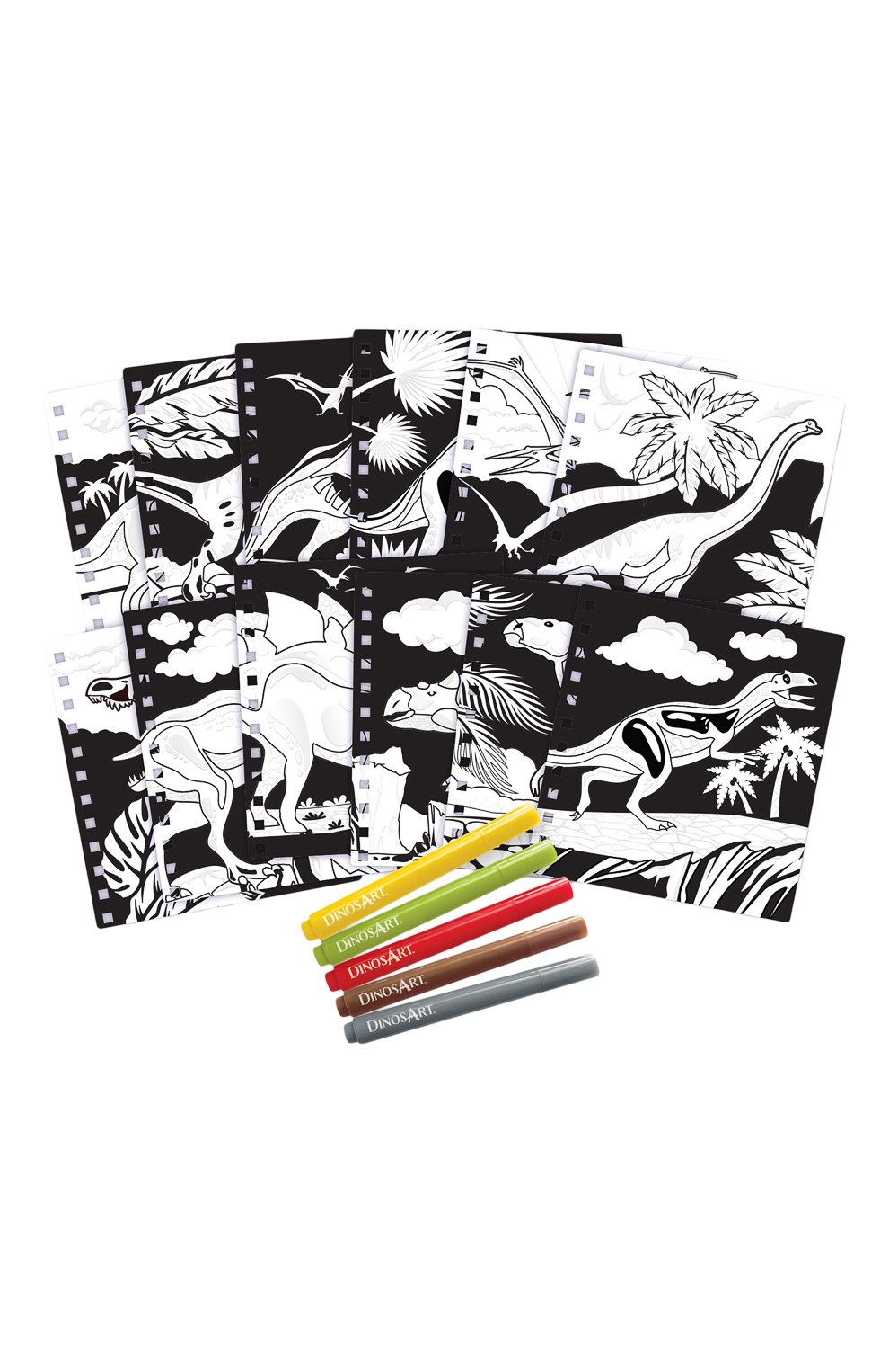 Раскраска-скетчбук dino PAREMO разноцветного цвета по цене 2410 руб., арт. 15204_NSDA, фото 3 Раскраска-скетчбук dino PAREMO, арт. 15204_NSDA, фото 3