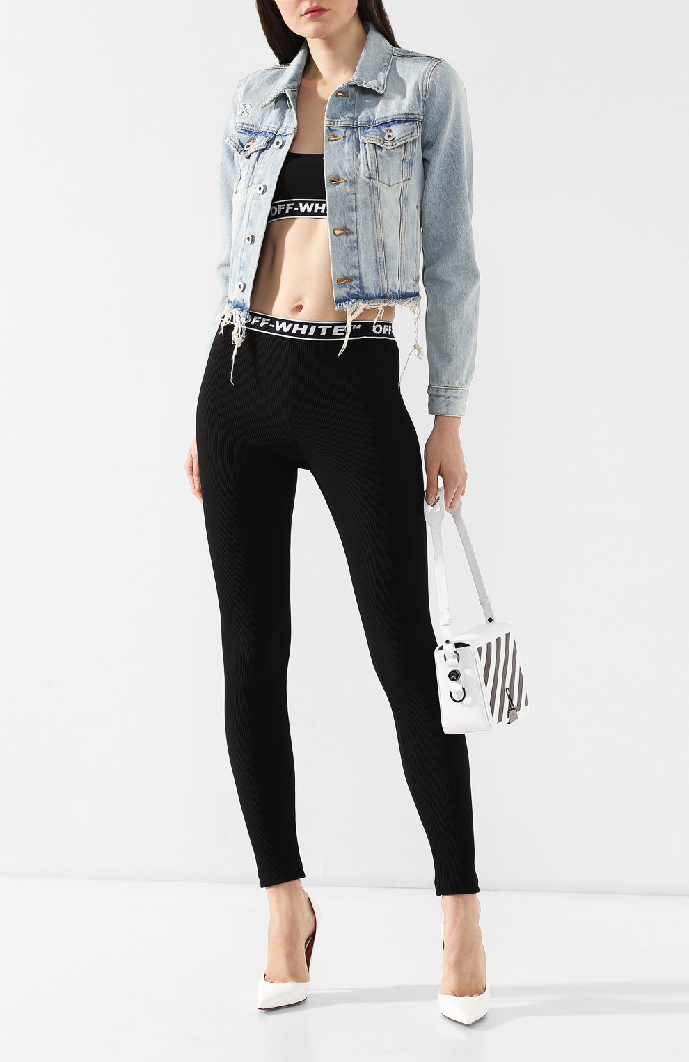 Топ из вискозы OFF-WHITE, арт. 0WAE002R19B780571000, фото 2