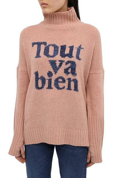 Шерстяной свитер ZADIG AND VOLTAIRE, арт. SKMF1114F, фото 3