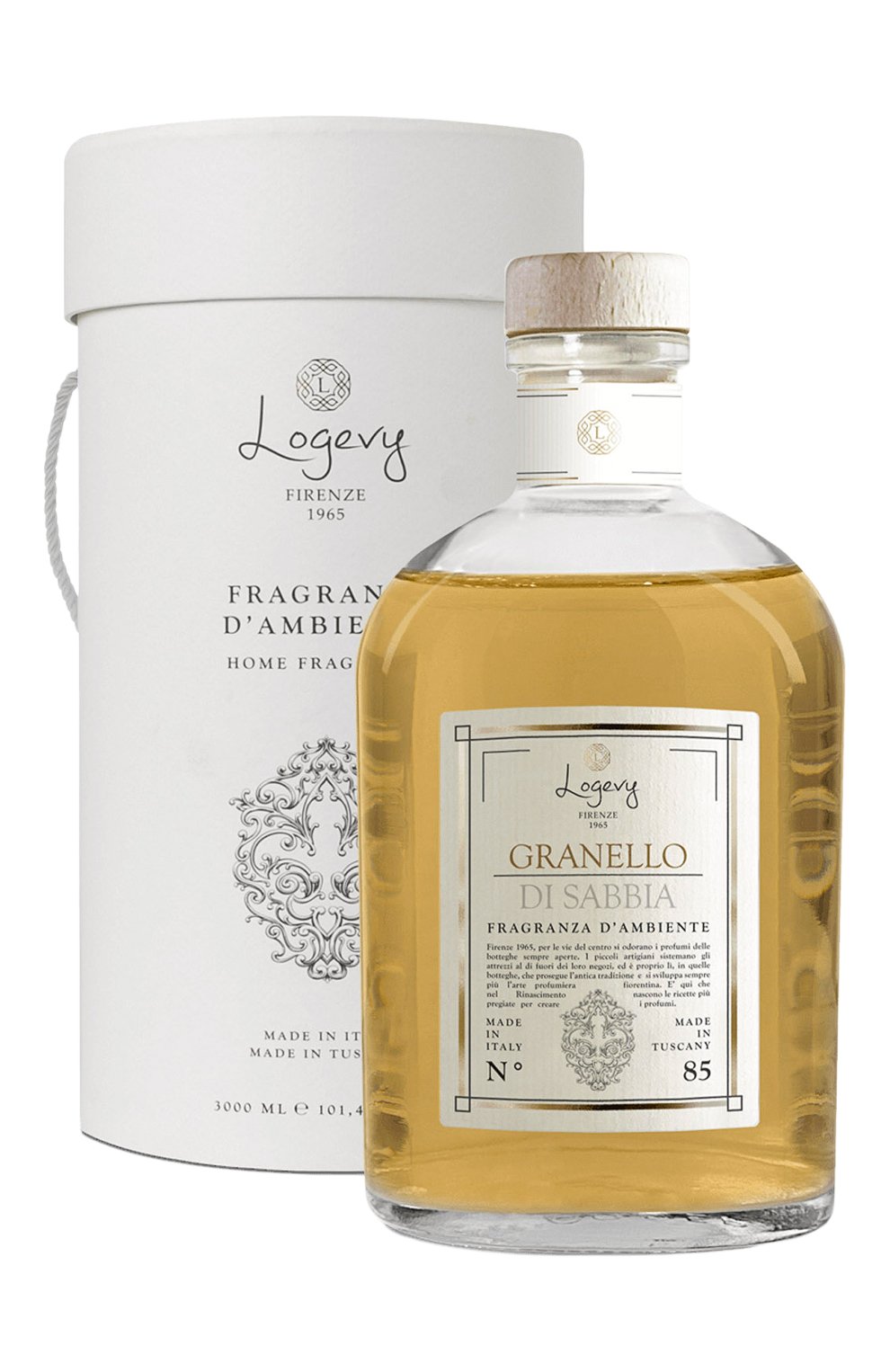 Диффузор granello di sabbia / "песок" (ваза 3000ml + рефил 6x500ml) LOGEVY FIRENZE 1965, арт. 8050519370844, фото 2