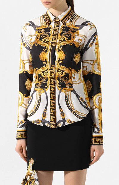 Шелковая рубашка VERSACE, арт. A84722/A233248, фото 3