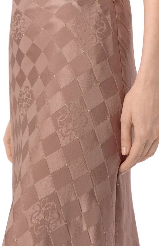 Шелковая юбка Elie Saab SK269NRC26/VI007 Коричневый  SK269NRC26/VI007 Фото 5