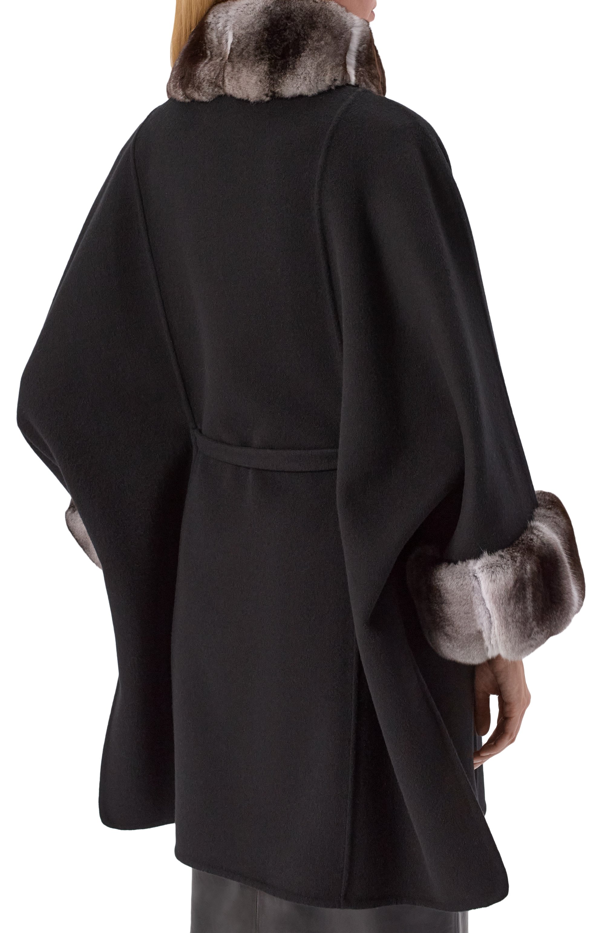 Пальто из шерсти и кашемира с отделкой из шиншиллы  MVST, арт. FTBKB-Y681-1CH/LP1432, фото 4