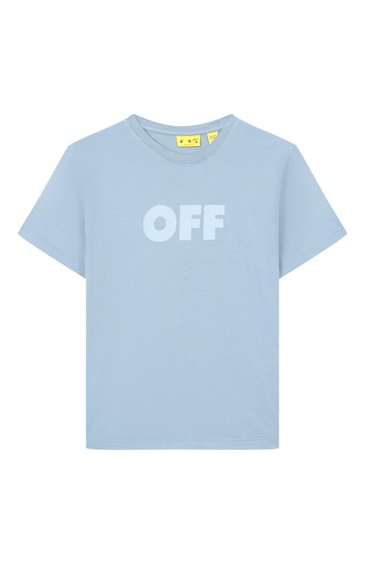 Хлопковая футболка OFF-WHITE, арт. 0GAA001S26JER009