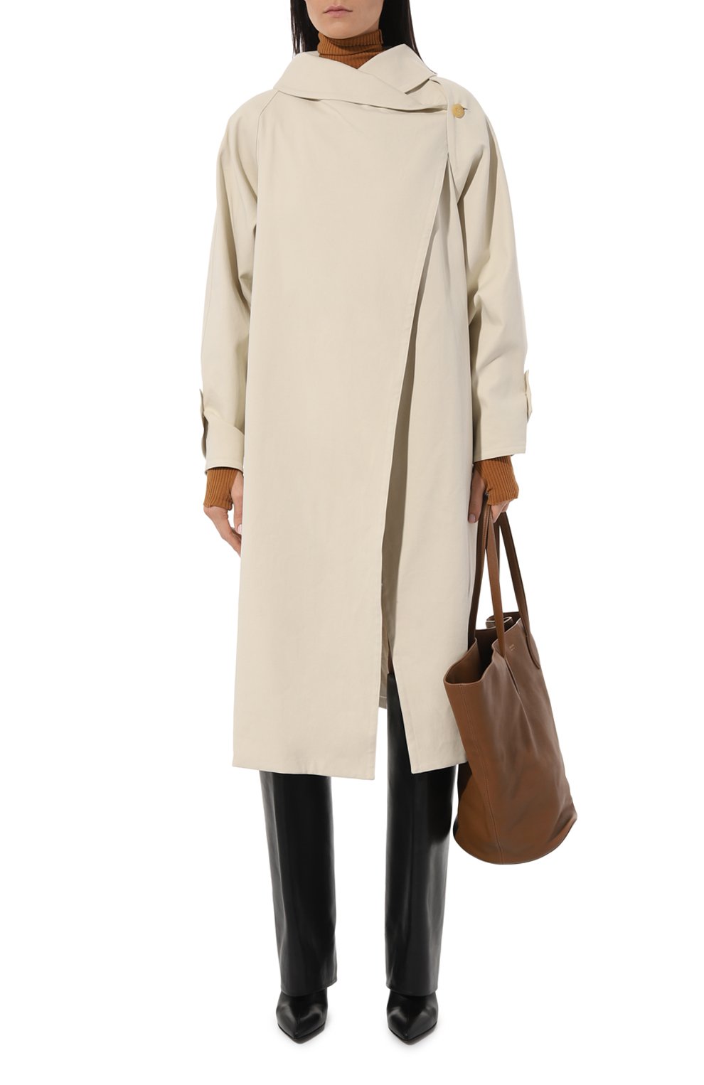 Хлопковый плащ LE17SEPTEMBRE, арт. LS2331CT001EIV, фото 2