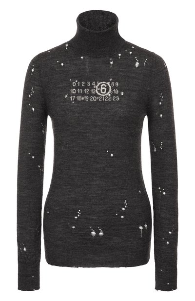 Женская шерстяная водолазка MM6, арт. S52HA0299/M13134