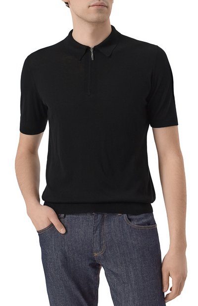 Шелковое поло GRAN SASSO, арт. 43166/23503, фото 3