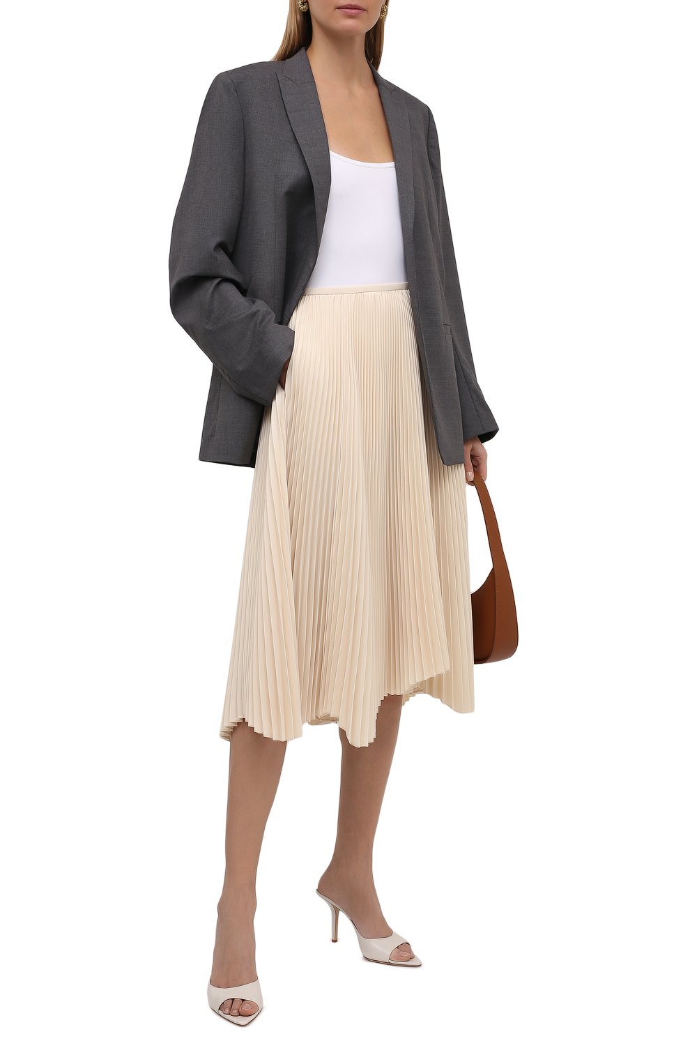 Плиссированная юбка JIL SANDER, арт. JSCT351202-WT440200, фото 2