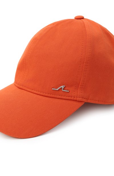 Хлопковая бейсболка PAUL&SHARK оранжевого цвета по цене 16700 руб., арт. 25417118, фото 3 Хлопковая бейсболка PAUL&SHARK, арт. 25417118, фото 3