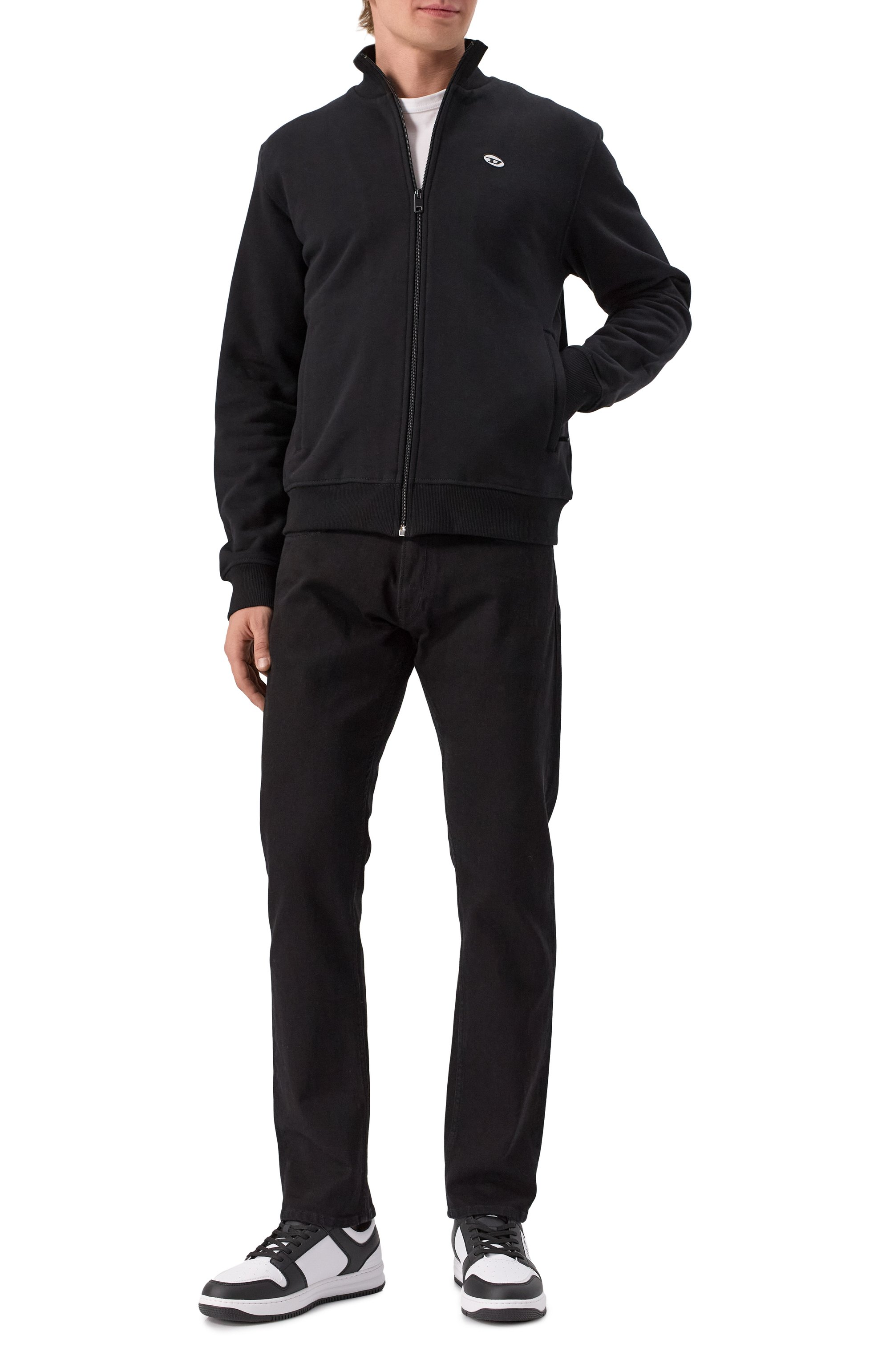 Хлопковая толстовка DIESEL, арт. A15095/0BKAF, фото 2