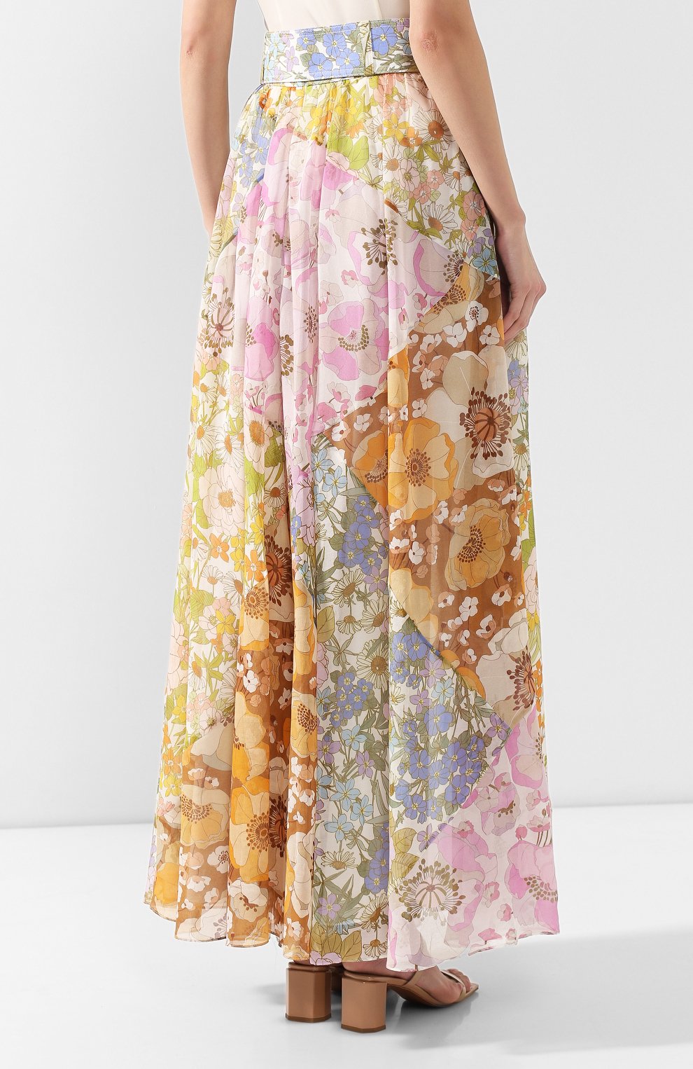 Юбка из смеси хлопка и шелка ZIMMERMANN, арт. 7519SSUP, фото 4