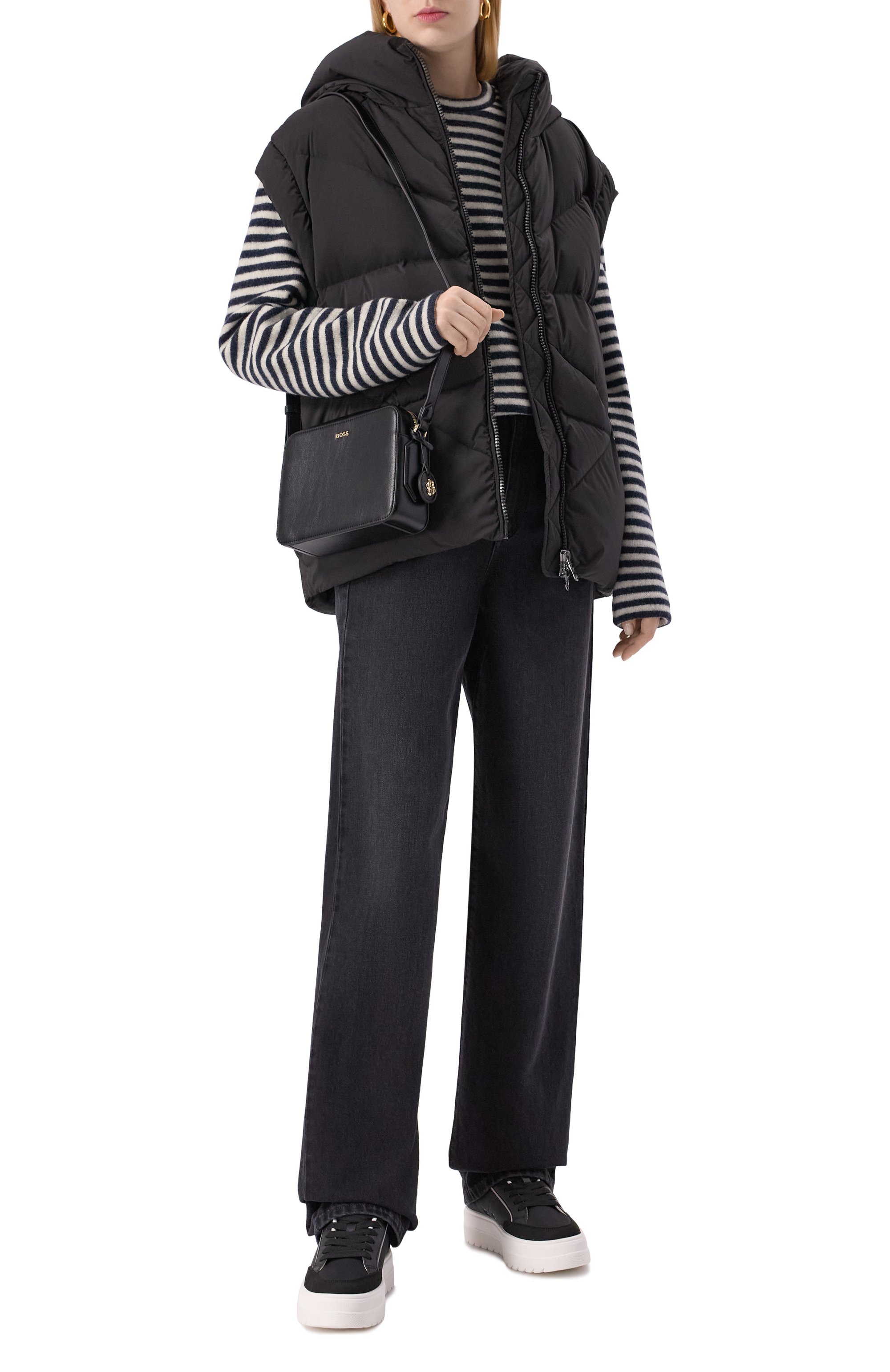 Сумка liriel BOSS черного цвета по цене 15600 руб., арт. 50523273, фото 7 Сумка liriel BOSS, арт. 50523273, фото 7