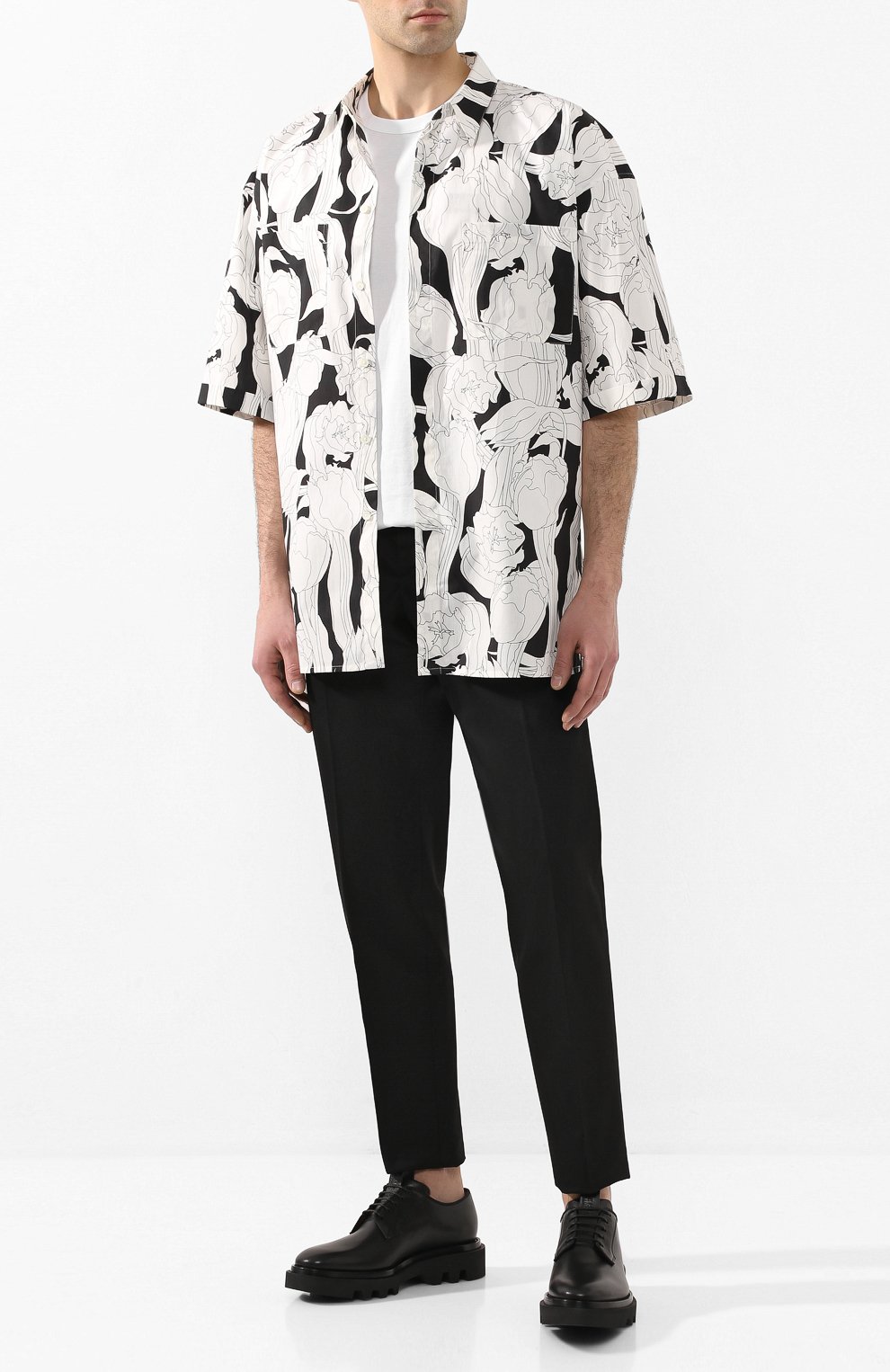 Хлопковая рубашка GIVENCHY, арт. BM60JL12TM, фото 2