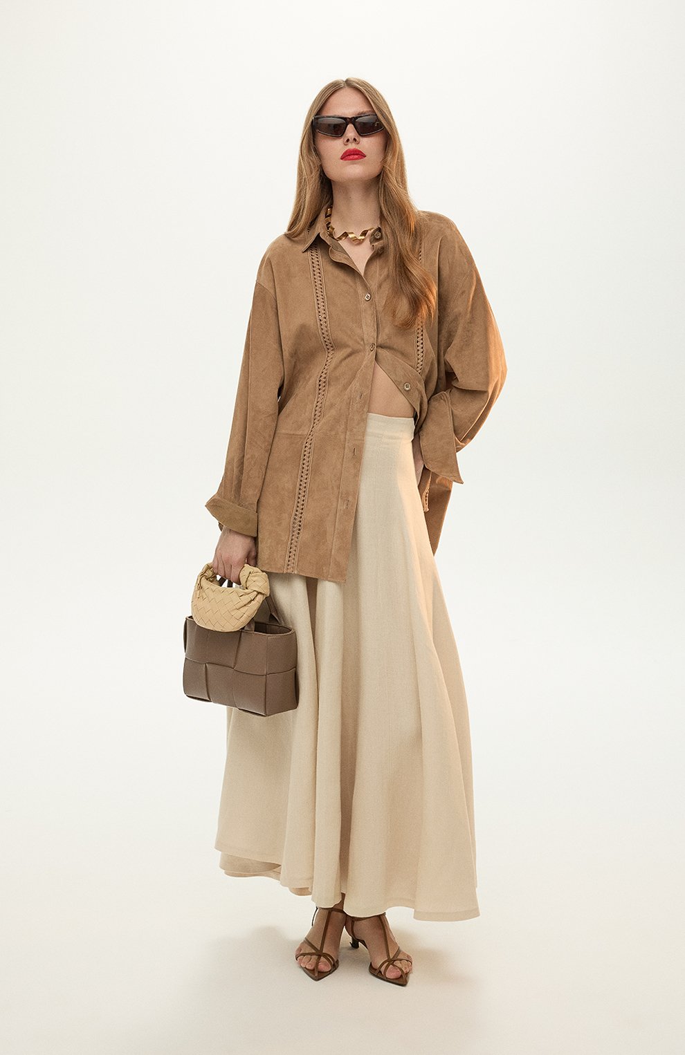 Кожаные босоножки JIL SANDER, арт. J15WP0129/P6521, фото 5