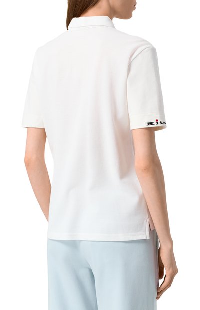 Хлопковое поло KITON, арт. D59449H0880101, фото 4