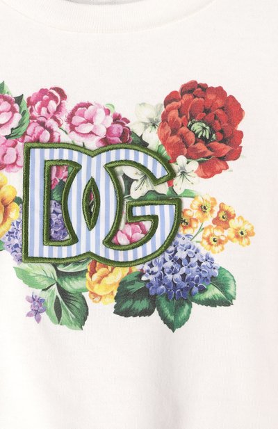 Хлопковая футболка DOLCE & GABBANA, арт. L5JT0Z/G702A/2-6, фото 3