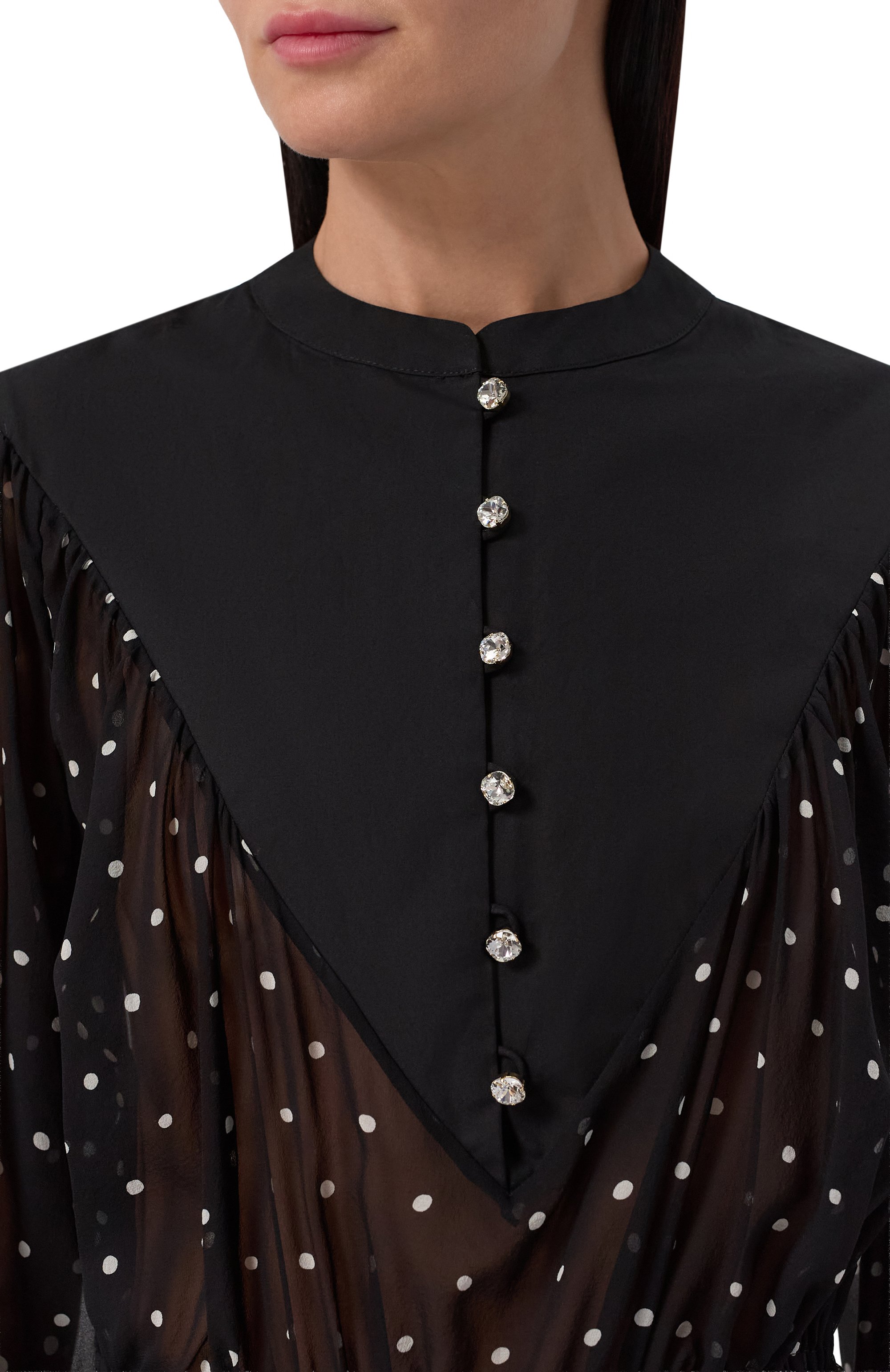 Шелковая блузка GIAMBATTISTA VALLI, арт. 25FWPVTE1149/53PRI, фото 5