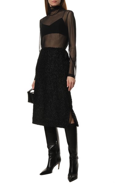 Юбка из вискозы и шелка DRIES VAN NOTEN, арт. 222-010842-5038, фото 2