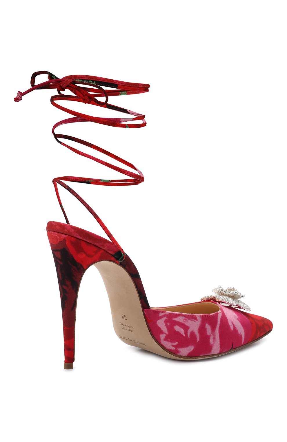 Текстильные туфли MAGDA BUTRYM красного цвета по цене 135500 руб., арт. 5117210008, фото 4 Текстильные туфли MAGDA BUTRYM, арт. 5117210008, фото 4