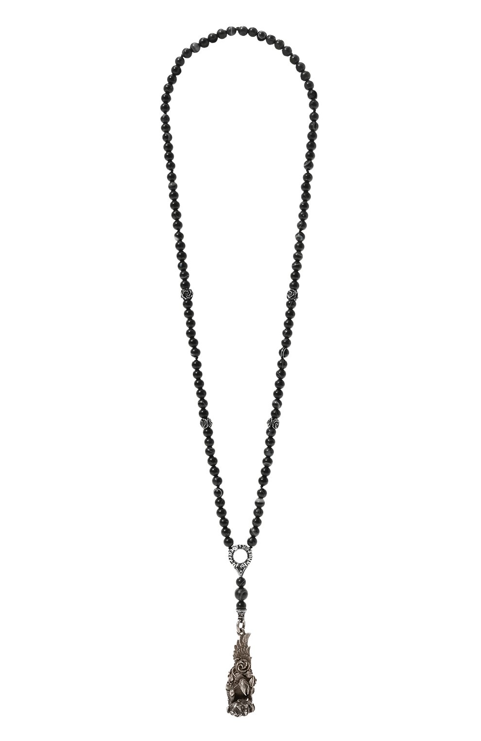 Бидсы ангелы и демоны GL JEWELRY серебряного цвета по цене 46200 руб., арт. PB715, фото 1 Бидсы ангелы и демоны GL JEWELRY, арт. PB715, фото 1